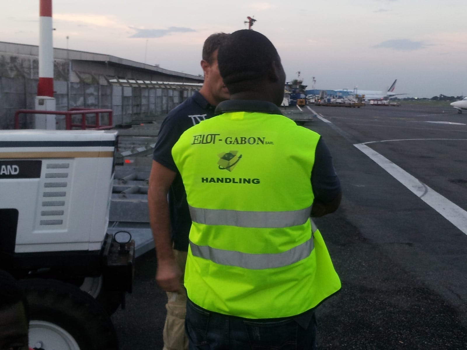Zone de handling aéroportuaire